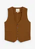 Gilet de costume en toile de coton, bonprix