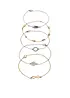 Set de bracelets (ens. 5 pces), bonprix