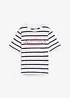 T-shirt rayé 100% coton, bonprix
