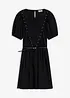 Robe avec ceinture et rivets, bonprix