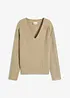 Pull col V oversize, bonprix