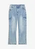 Jean baggy poches cargo, taille mi-haute, bonprix
