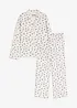 Pyjama oversize boutonné, bonprix