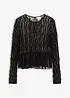 T-shirt manches longues en dentelle, bonprix