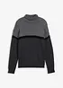 Pull col roulé style color-block, bonprix