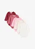 Lot de 5 bodies bébé manches longues 100% coton, bonprix