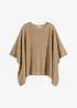 Poncho court en laine, bonprix