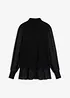 Pull en fine maille avec empiècement blouse, bonprix