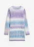 Robe en maille tie & dye, bonprix