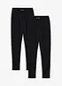 Lot de 2 leggings thermiques, bonprix