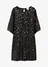 Robe oversize à sequins, bonprix