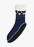 Chaussettes d’intérieur avec semelle antiglisse cousue et doublure moumoute, bonprix
