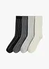 Chaussettes thermiques coton intérieur éponge (lot de 4 paires), bonprix