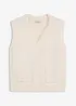 Gilet sans manches en maille, bonprix