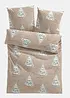 Parure de lit motif sapins, bonprix