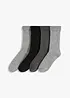 Lot de 4 paires de chaussettes chaudes avec revers et intérieur éponge, bonprix