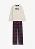 Pyjama enfant avec pantalon en flanelle douce, bonprix