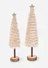 Lot de 2 sapins déco, bonprix