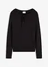 Pull en grosse maille avec lien à nouer, bonprix