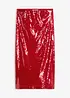 Jupe midi à sequins, bonprix