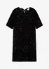 Robe courte à sequins, bonprix