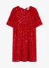 Robe courte à sequins, bonprix