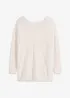 Pull long en maille poilue douce, bonprix