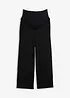 Pantalon de grossesse en jersey milano, jambe large, bonprix