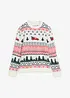 Pull de Noël en fine maille, bonprix