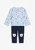 Sweat-shirt et legging bébé 100% coton (ens. 2 pces), bonprix