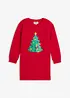 Robe sweat de Noël, bonprix