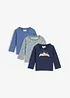 Lot de 3 T-shirts longs 100% coton, bonprix