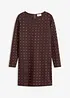 Robe en jersey à strass, bonprix
