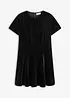 Robe courte en velours doux, bonprix