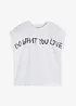 T-shirt oversize 100% coton, bonprix