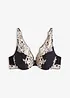 Soutien-gorge à coques en dentelle bicolore, bonprix