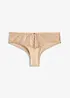 Slip brésilien avec broderies, bonprix