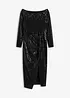 Robe midi à sequins, bonprix