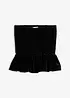 Jupe-short en velours doux, bonprix