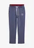 Pantalon de jogging 100% coton avec détails sportifs, bonprix