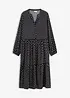 Robe midi en viscose fluide, bonprix