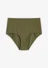 Bas de bikini taille haute, échancrure normale, bonprix