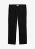 Pantalon cargo en coton robuste, coupe droite et loose, bonprix