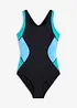 Maillot 1 pièce de natation séchage rapide, dos nageur, bonprix