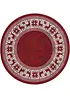 Tapis rond avec motif de Noël, bonprix