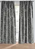 Rideau occultant toucher velours à imprimé brillant (1 pce), bonprix