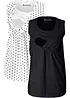 Lot de 2 tops de grossesse/d’allaitement, bonprix