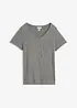T-shirt en coton et viscose, bonprix