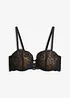 Soutien-gorge balconnet avec dentelle florale, bonprix