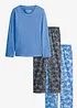 Pyjama 100% coton (2 bas et 1 haut), bonprix